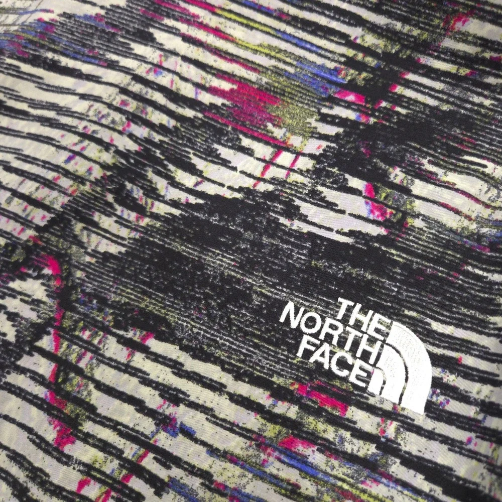 The North Face Easy Wind Full Zip Jacket Mens M Multicolor AOP WindWall Hooded